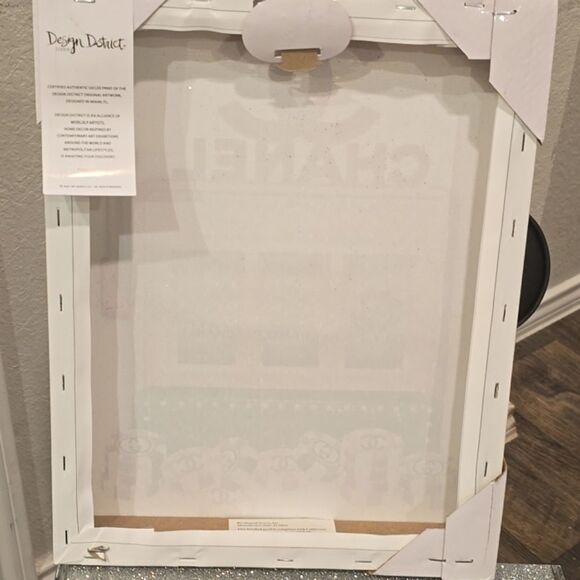 Design District Chane & Guccil In Slots Canvas Wall Decor - Picture 6 of 6